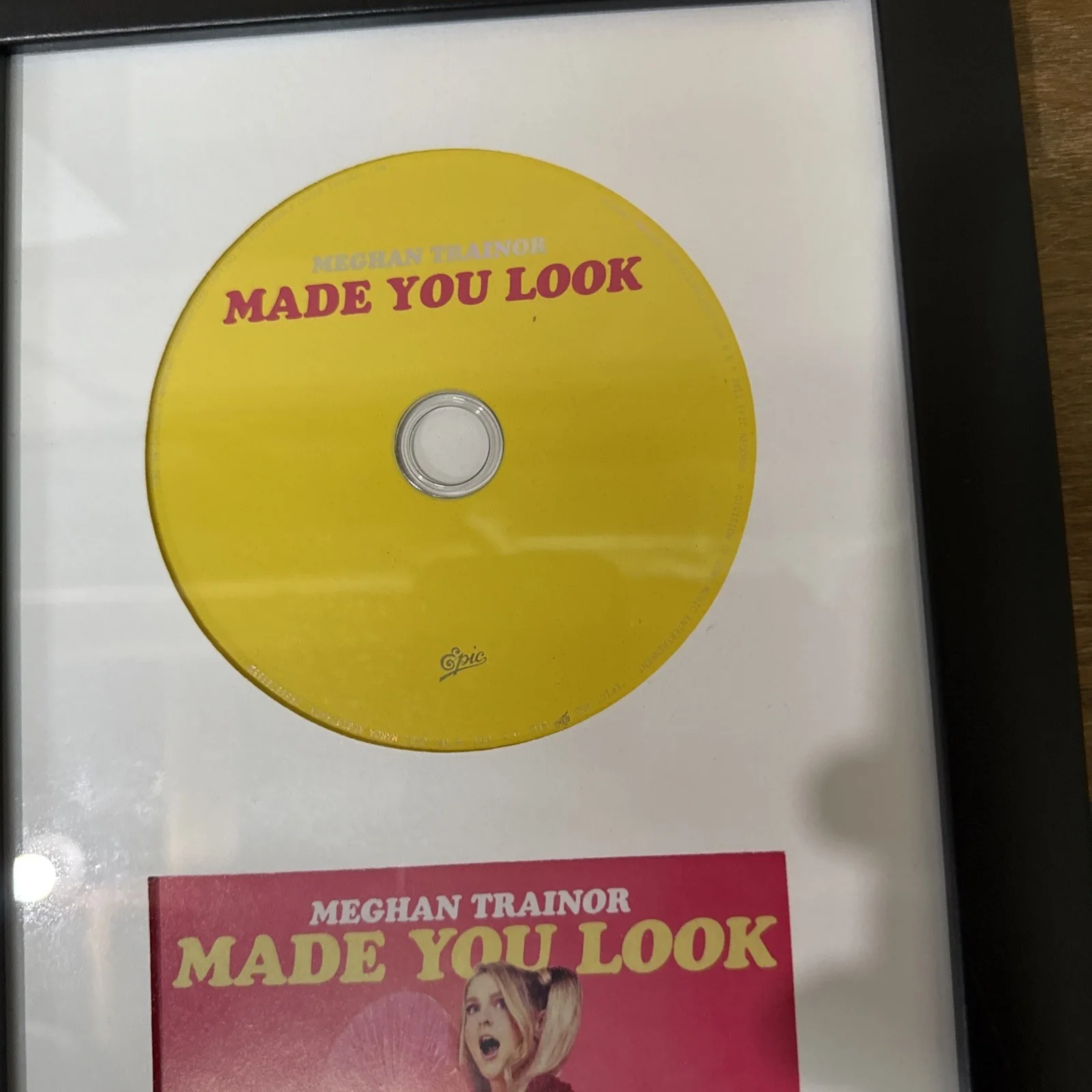 Meghan Trainor signed autograph Made You Look CD single - Framed, image 3