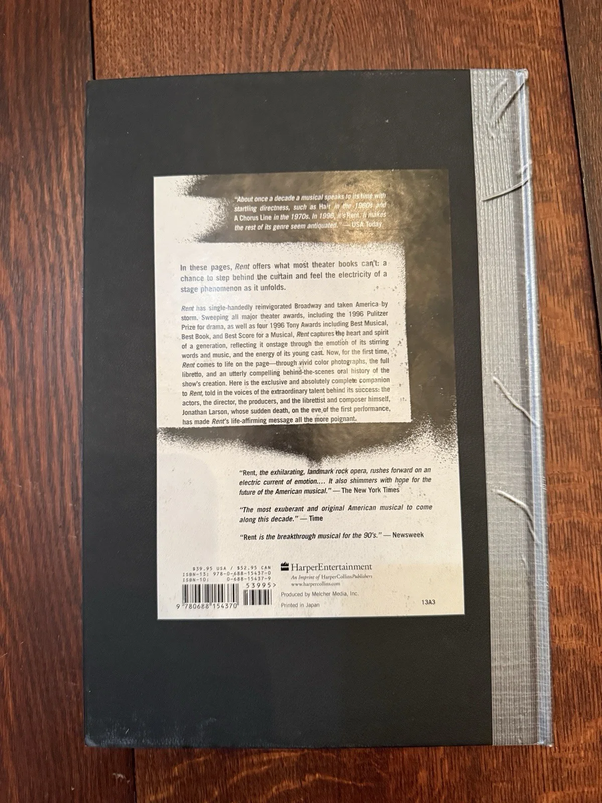 RENT Book Signed By Anthony Rapp And Adam Pascal Fall 2009 Tour, image 3