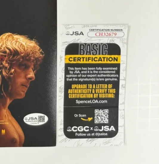 JEREMY ALLEN WHITE — JEREMY ALLEN WHITE Authentic Hand-signed "THE IRON CLAW" 12x18 Photo (JSA COA), изображение 2