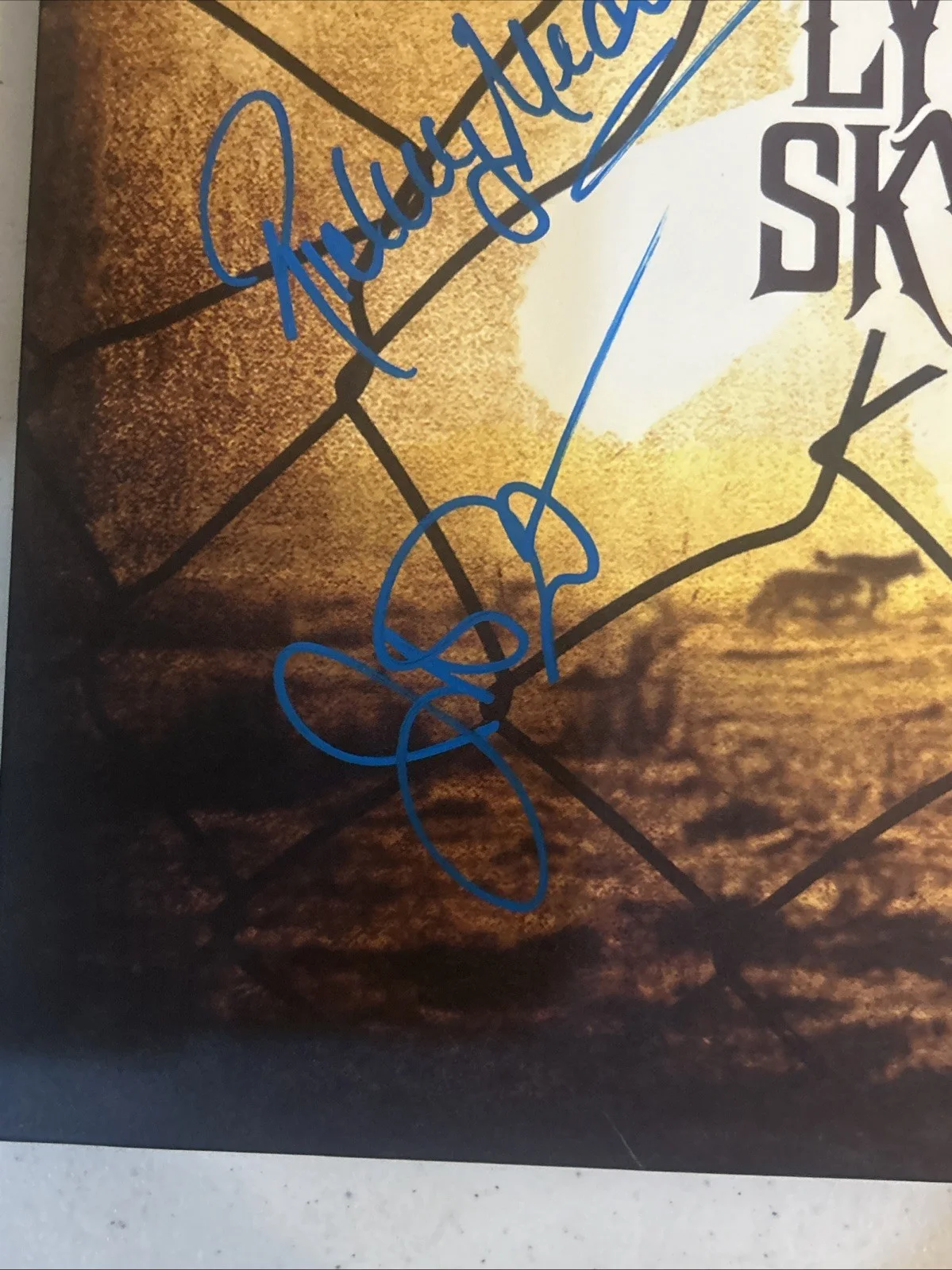 LYNYRD SKYNYRD SIGNED AUTOGRAPH VINYL ALBUM ACOA LAST OF A DYIN BREED VAN ZANT, изображение 5
