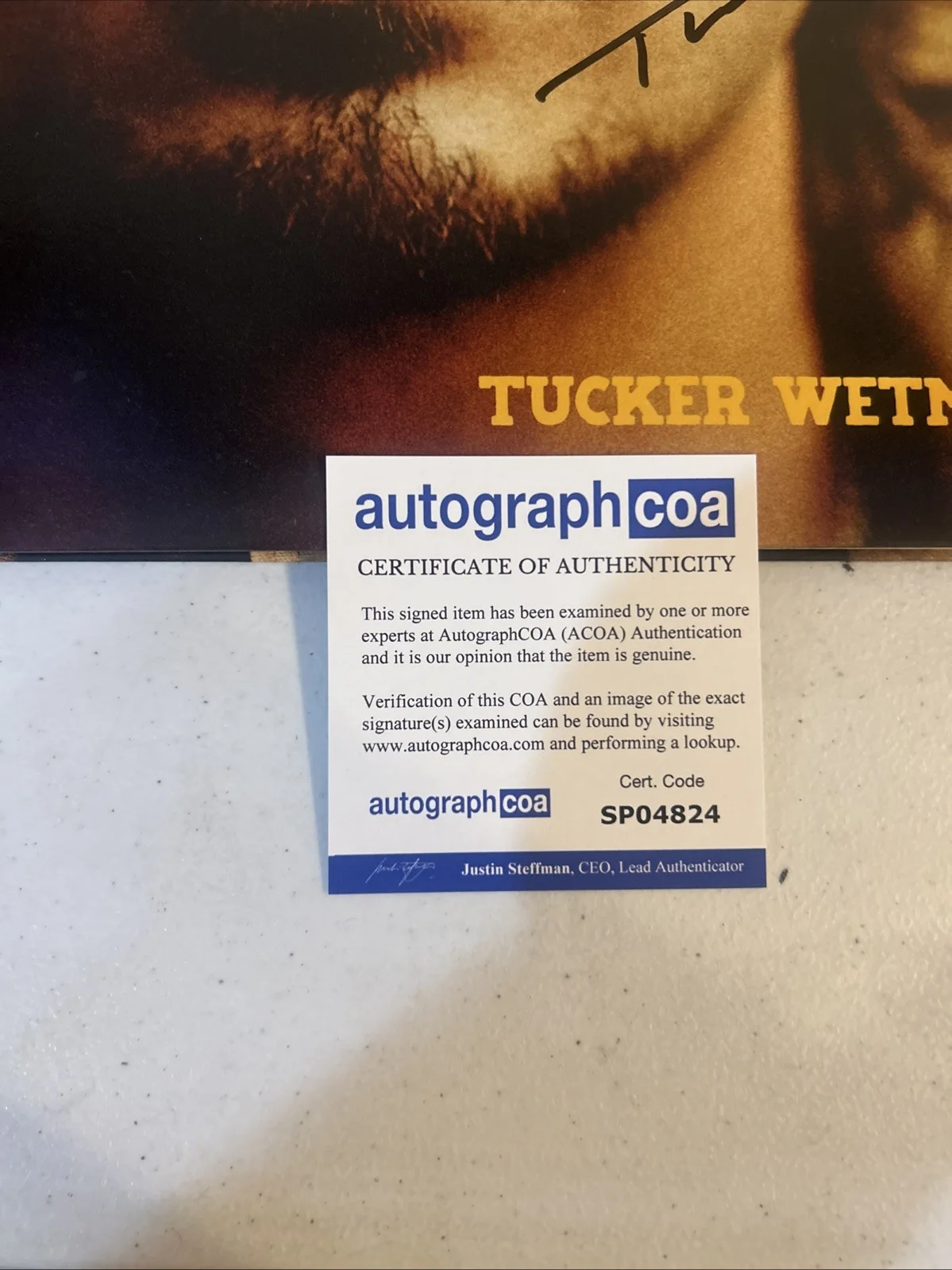 TUCKER WETMORE SIGNED AUTOGRAPH VINYL ALBUM ACOA WHAT NOT TO RECORD LP, изображение 5