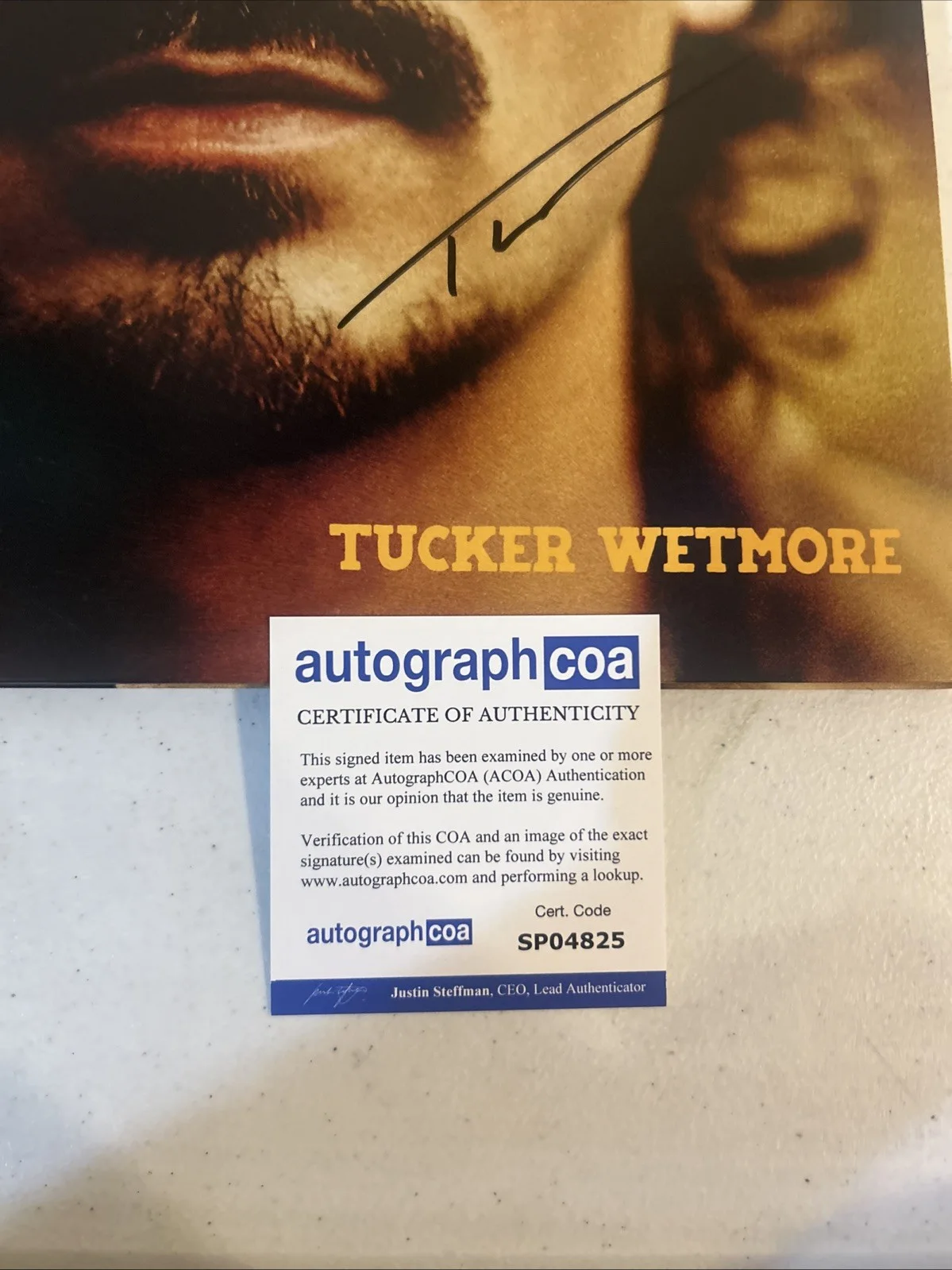 TUCKER WETMORE SIGNED AUTOGRAPH VINYL ALBUM ACOA WHAT NOT TO RECORD LP, изображение 5