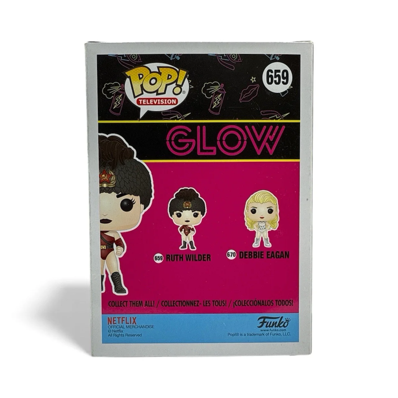Alison Brie — Alison Brie Autograph Signed GLOW Ruth Wilder Funko Pop with Beckett COA, image 2