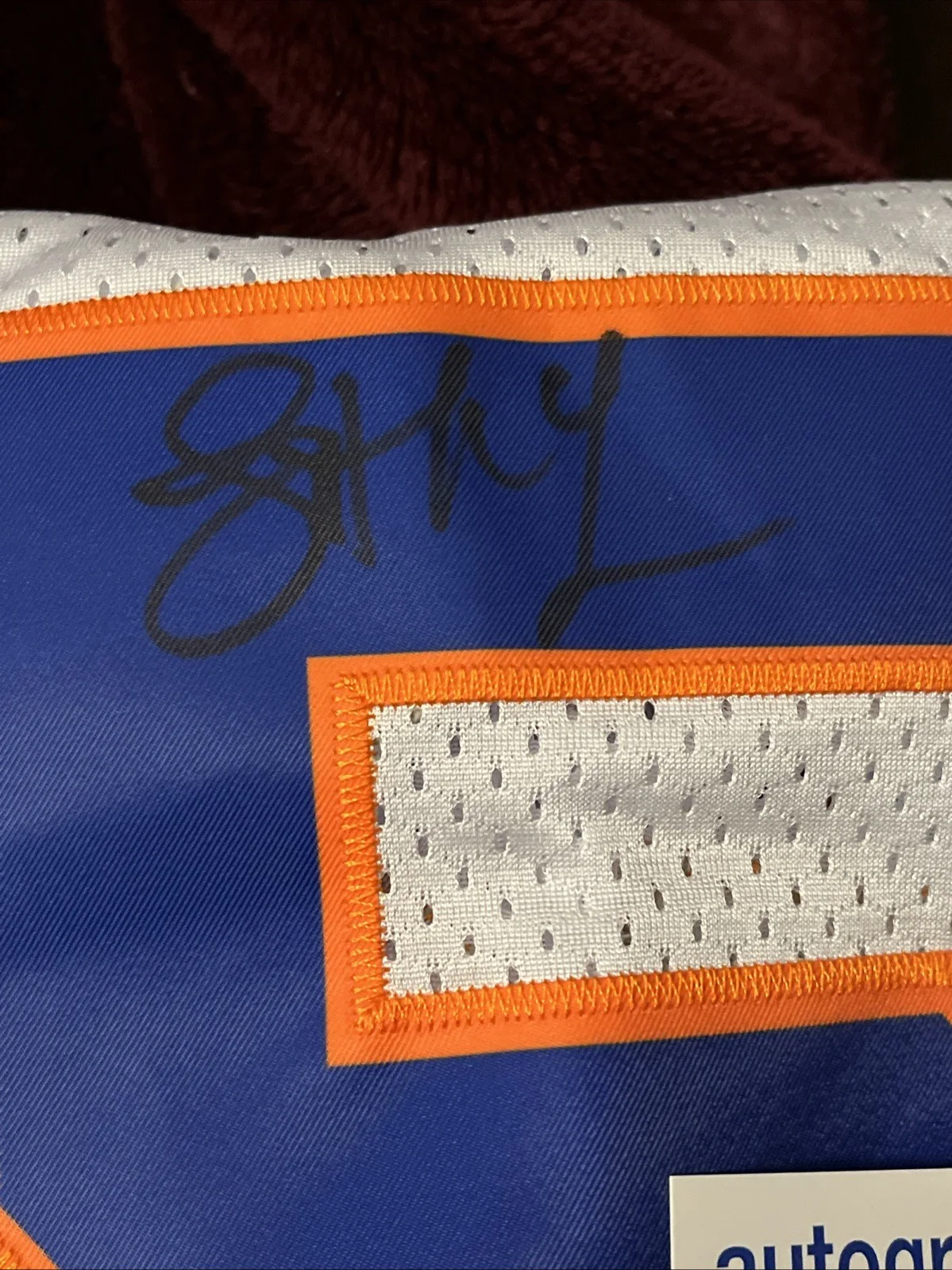 Jonathan Loughran — JONATHAN LOUGHRAN SIGNED THE WATERBOY MUD DOGS JERSEY ROBIDEAUX SANDLER ACOA L, изображение 3