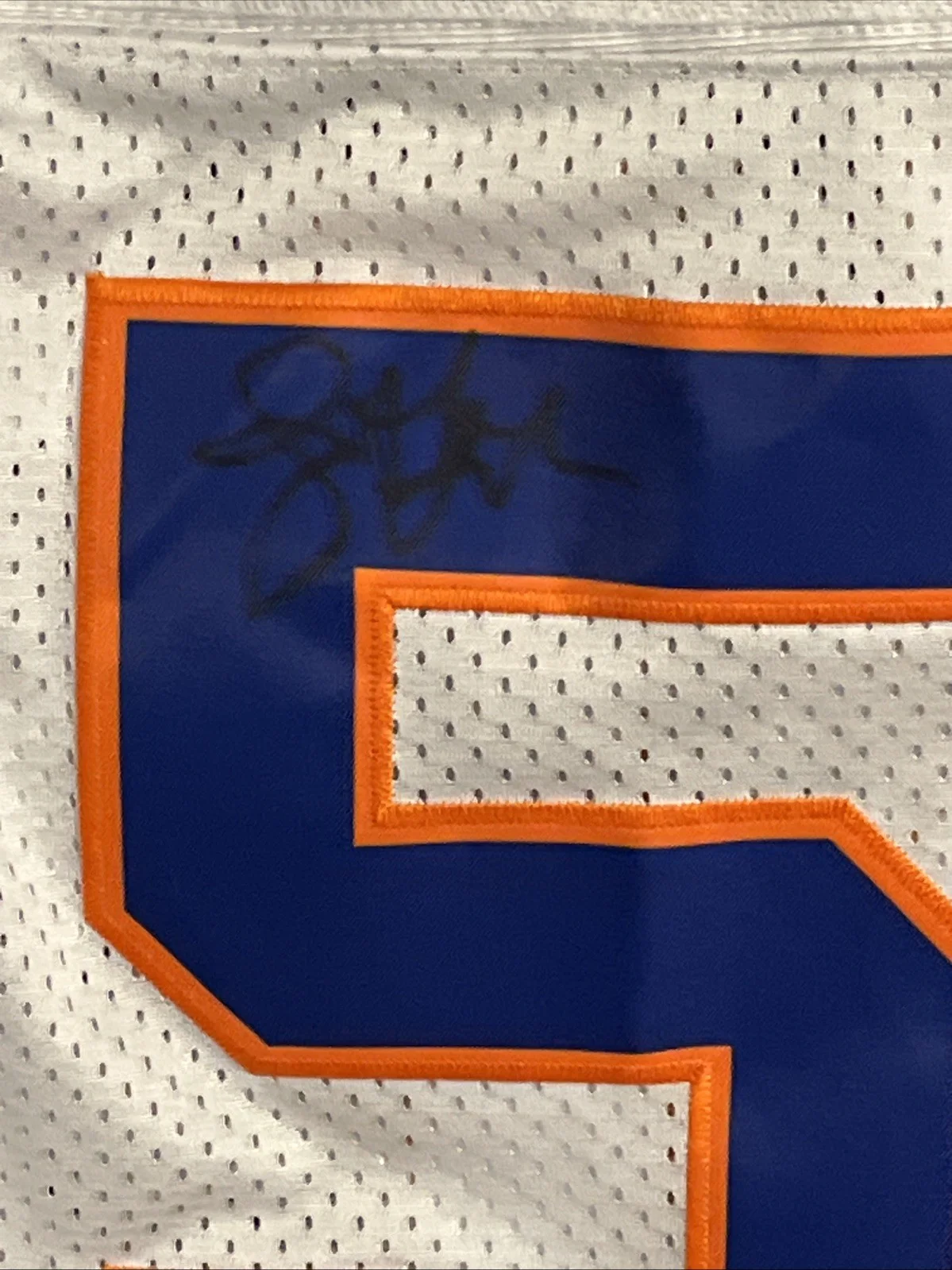 Jonathan Loughran — JONATHAN LOUGHRAN SIGNED THE WATERBOY MUD DOGS JERSEY ROBIDEAUX SANDLER ACOA L, image 2