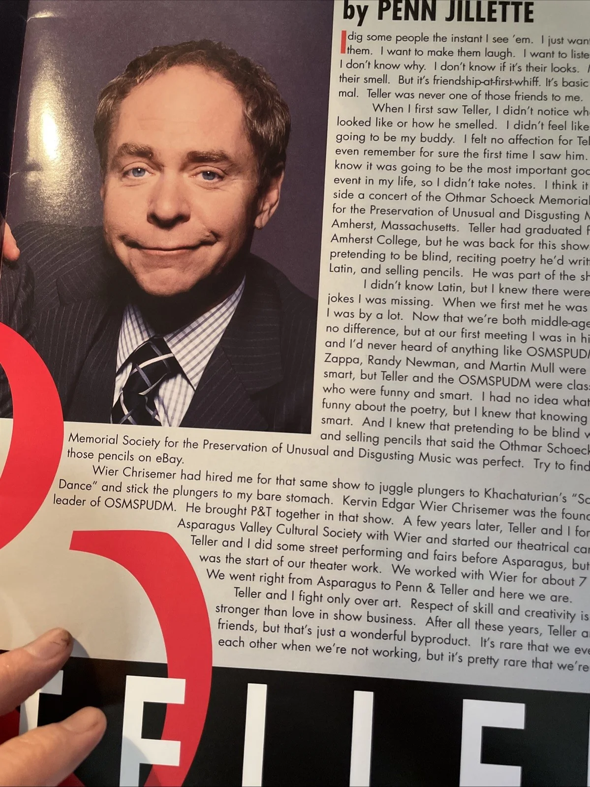 PENN, TELLER — PENN & TELLER SOUVENIR BOOKLET RARE RIO Club Show Las Vegas, изображение 3