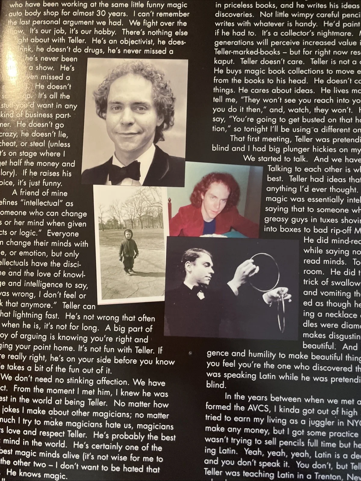 PENN, TELLER — PENN & TELLER SOUVENIR BOOKLET RARE RIO Club Show Las Vegas, изображение 4