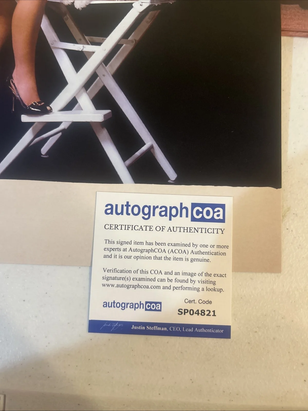 SABRINA CARPENTER SIGNED AUTOGRAPH VINYL ALBUM INSERT ACOA MANS BEST FRIEND LP, image 5