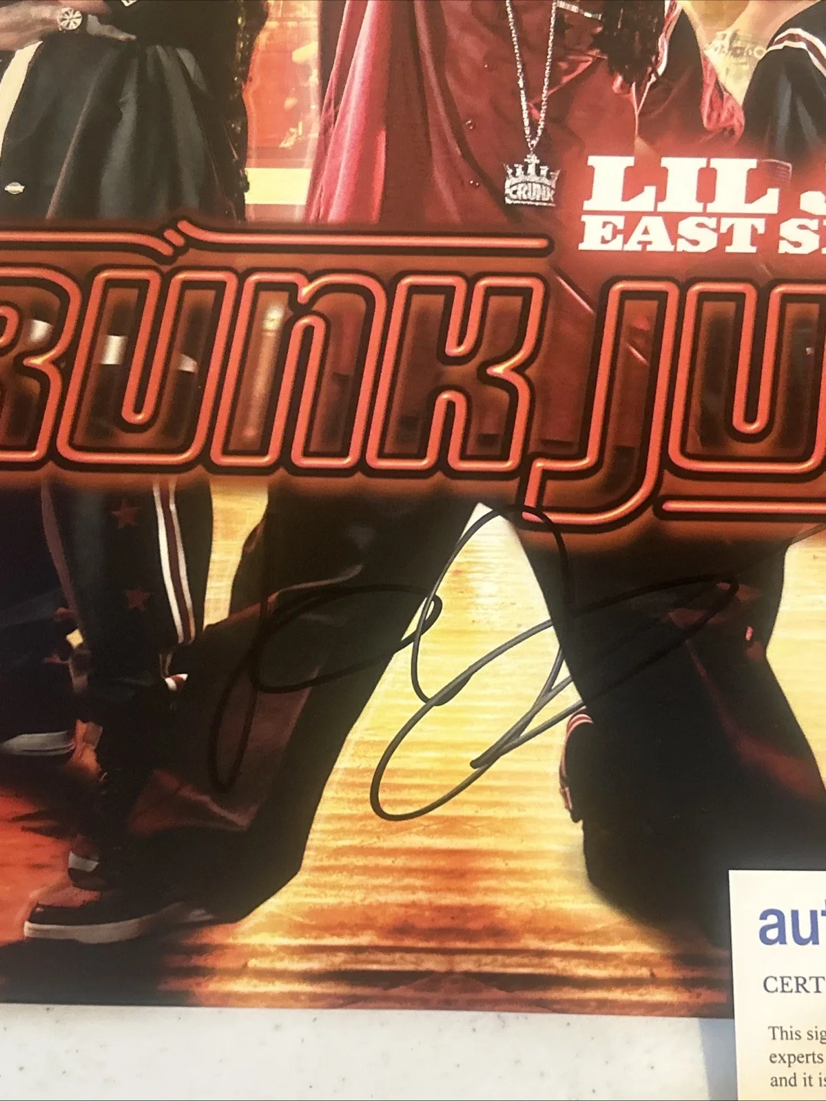 LIL JON SIGNED AUTOGRAPH VINYL ALBUM ACOA CRUNK JUICE RECORD LP IN DA CLUB, изображение 3