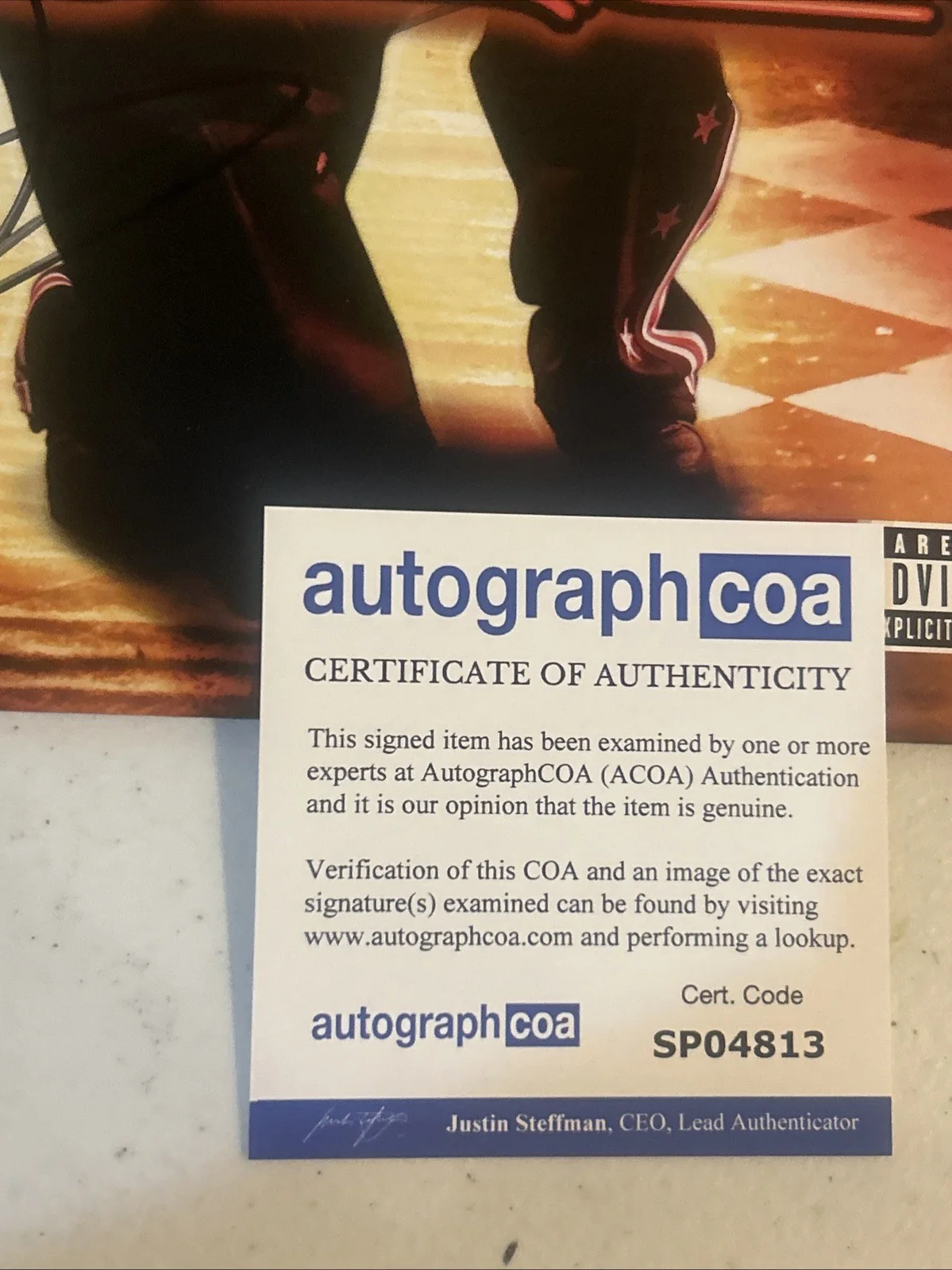 LIL JON SIGNED AUTOGRAPH VINYL ALBUM ACOA CRUNK JUICE RECORD LP IN DA CLUB, изображение 5