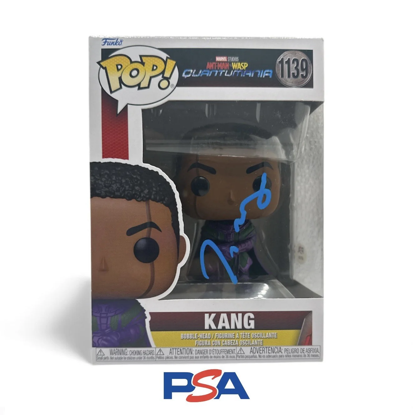 Jonathan Majors — Jonathan Majors Autograph Signed Ant-Man Wasp Kang Funko Pop PSA COA