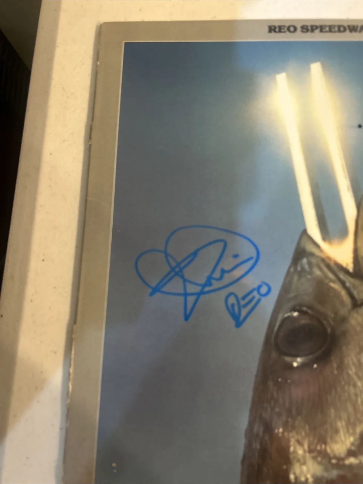 KEVIN CRONIN REO SPEEDWAGON SIGNED AUTOGRAPH VINYL ALBUM ACOA TUNE A PIANO LP, изображение 3