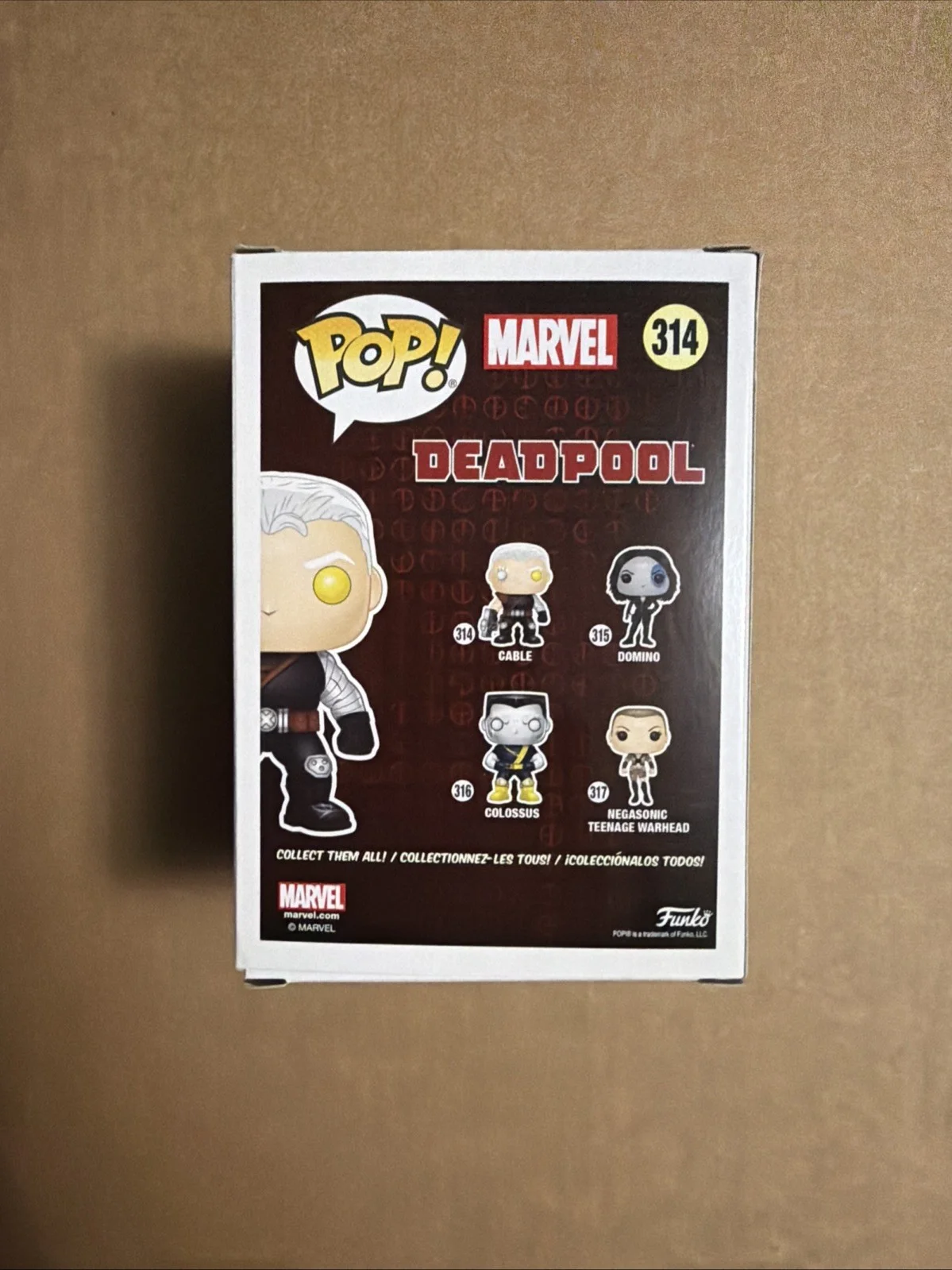Josh Brolin — Josh Brolin Signed/Autographed Funko Pop! Deadpool Cable 314. Beckett COA. Rare, image 3