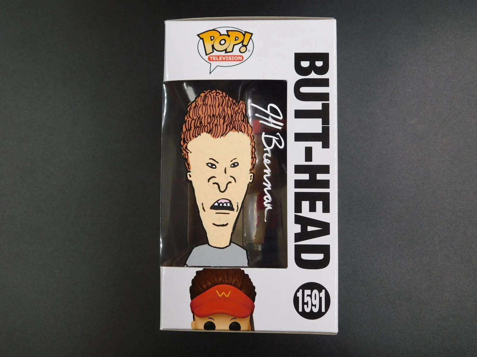 Jeff Brennan — Jeff Brennan Remark Artwork Sketch Signed Funko Pop 1591 Beavis & Butt-Head, изображение 2