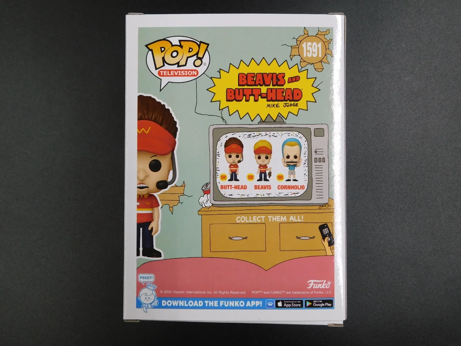 Jeff Brennan — Jeff Brennan Remark Artwork Sketch Signed Funko Pop 1591 Beavis & Butt-Head, изображение 4