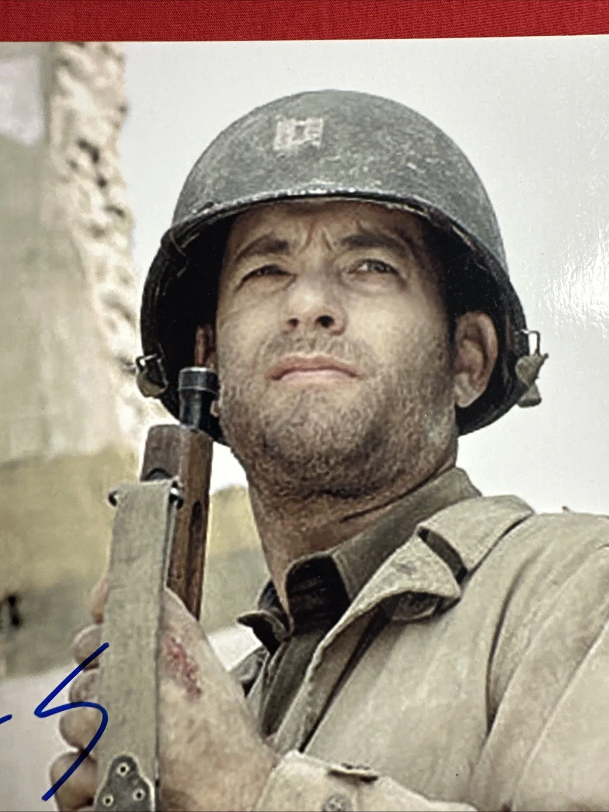 Tom Hanks — Tom Hanks Saving Private Ryan 11 X 14 Autograph JSA, image 3