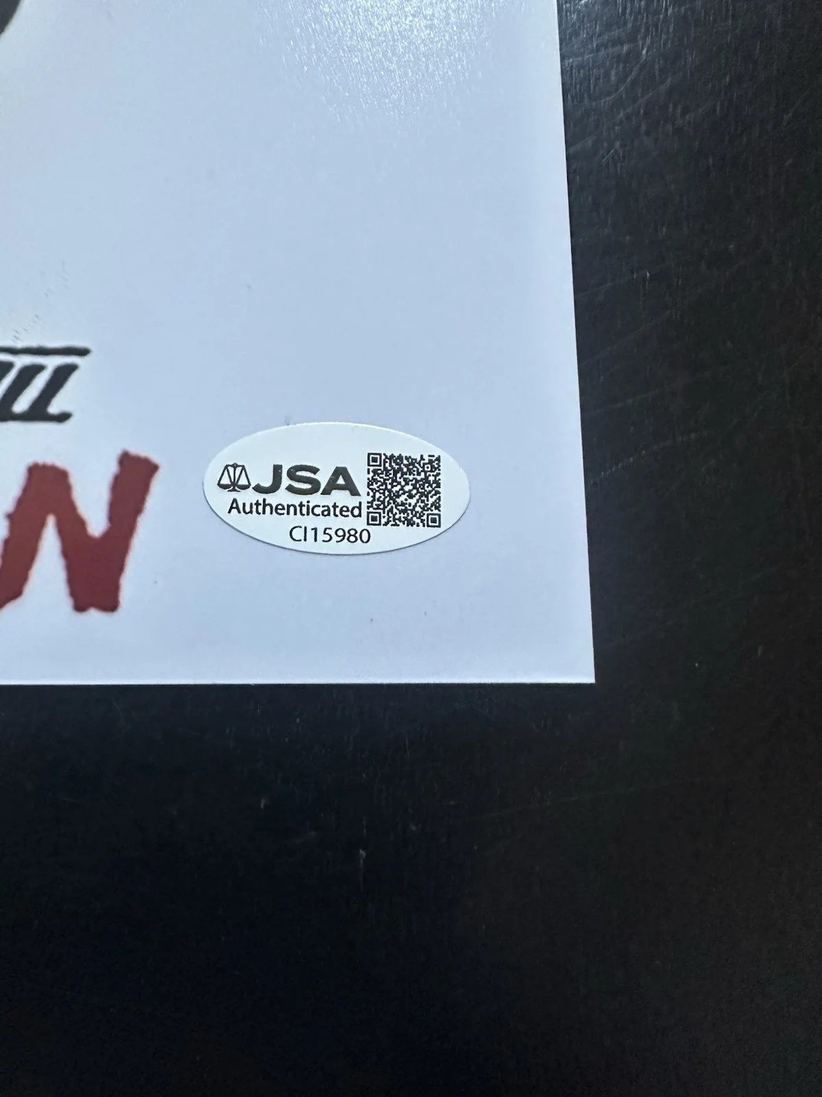 KANE HODDER SIGNED FRIDAY THE 13TH PART VIII: JASON TAKES MANHATTEN 12X18 JSA, изображение 3