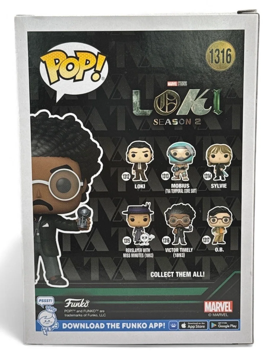 Jonathan Majors — Jonathan Majors Autograph Signed Loki Victor Timely Funko Pop PSA COA, image 2