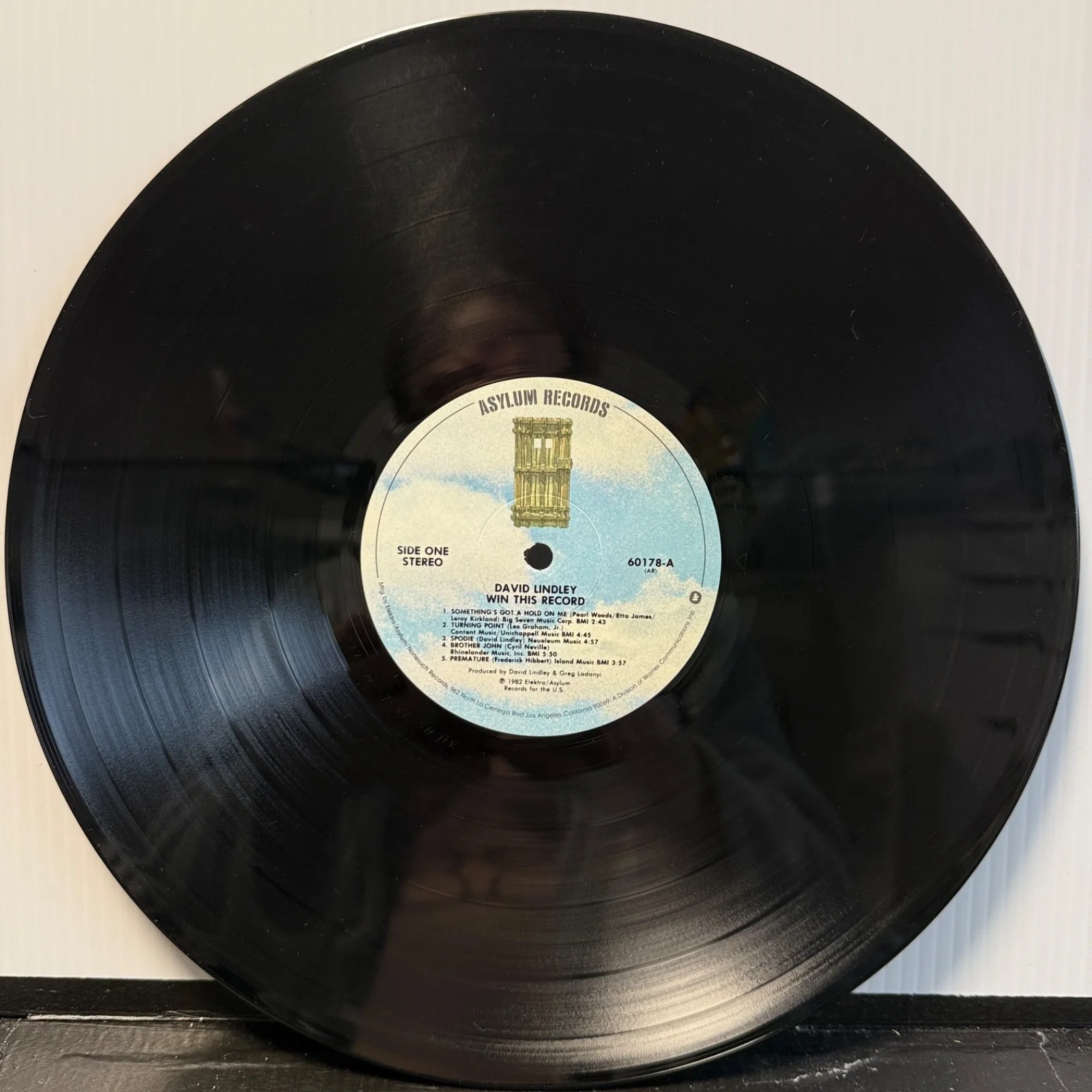 DAVID LINDLEY "Win This Record" AUTOGRAPHED usa VINYL ALBUM! 60178 Asylum NM/NM, изображение 4