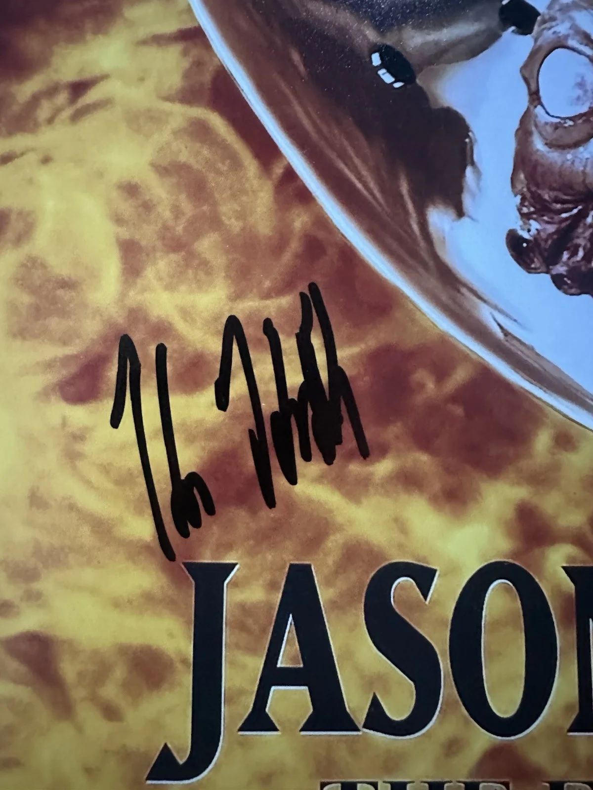 KANE HODDER SIGNED JASON GOES TO HELL: THE FINAL FRIDAY 12X18 POSTER JSA COA, изображение 2