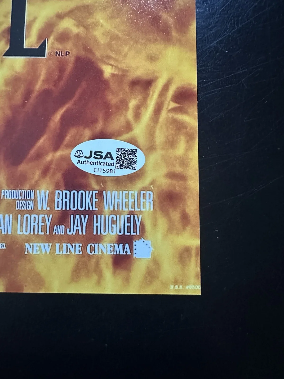 KANE HODDER SIGNED JASON GOES TO HELL: THE FINAL FRIDAY 12X18 POSTER JSA COA, изображение 3