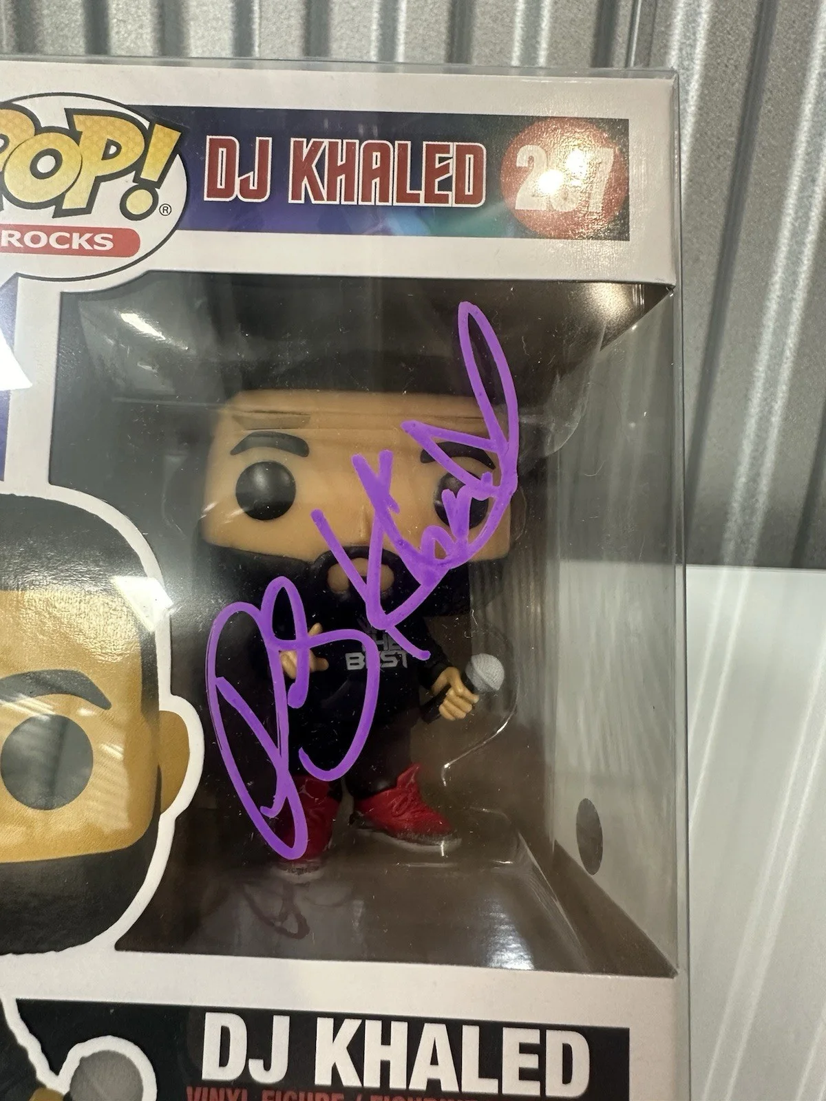 DJ Khaled Signed Funko Rocks 237 We The Best Authentic Autograph Pro Cert Coa, изображение 3