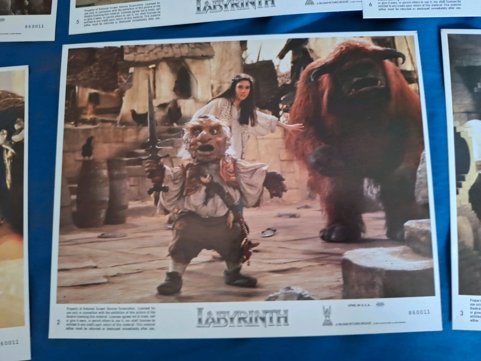 Labrynth Movie Lobby Art Cards. FOH. Set Of 8 Inc Advertisment Pages Booklet, изображение 5