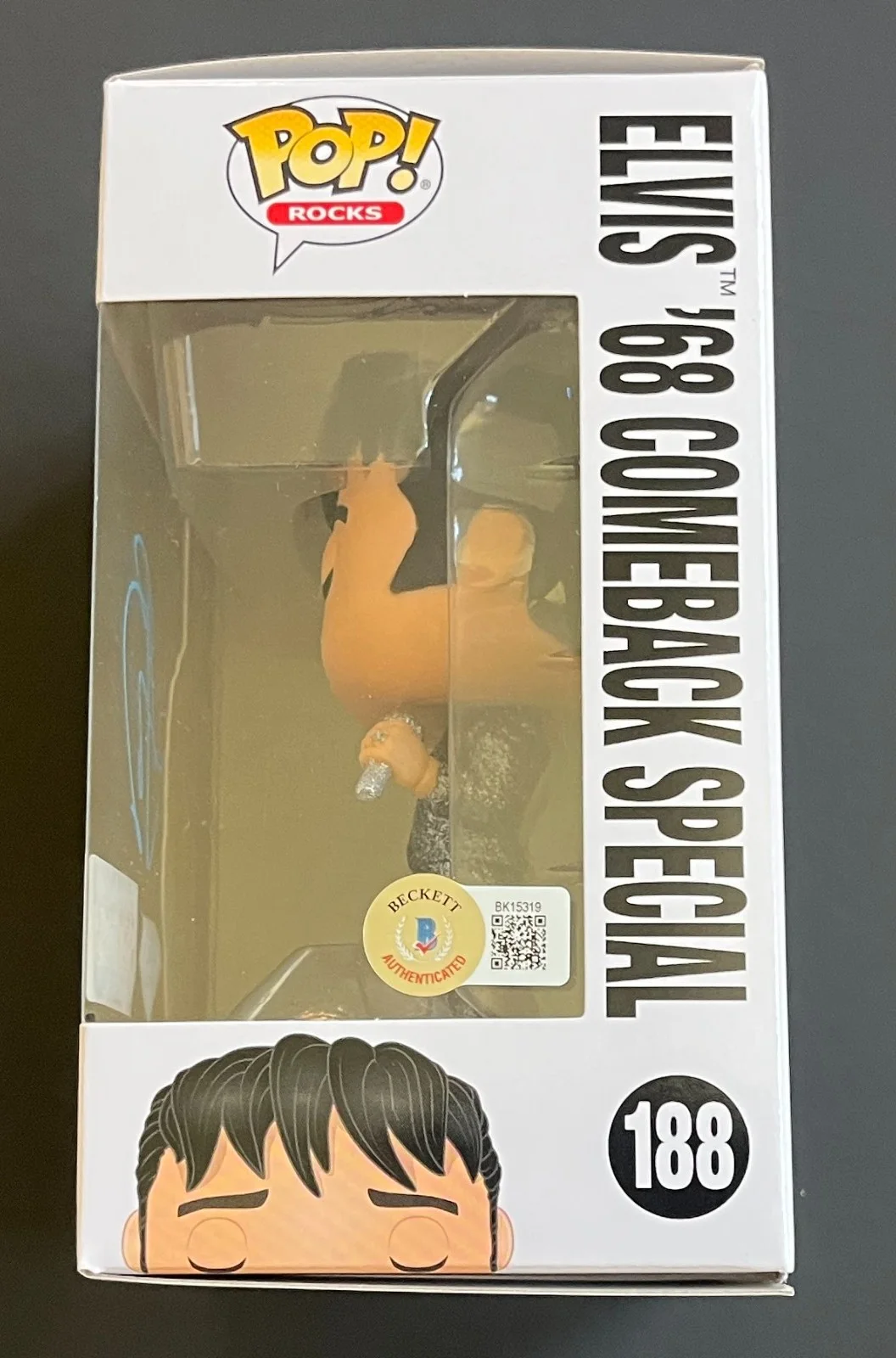 AUSTIN BUTLER SIGNED ELVIS POP FUNKO 188 w/EXACT VIDEO PROOF & BECKETT BAS COA, image 5
