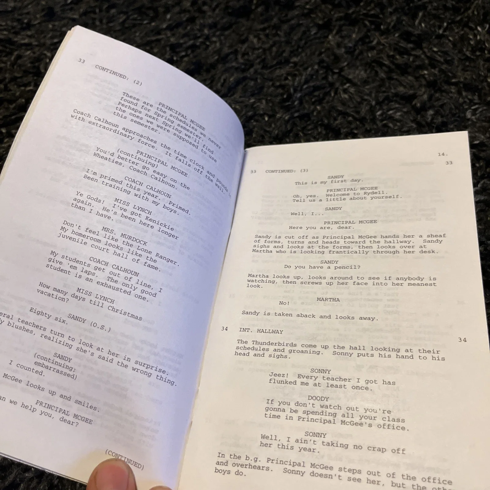 Paramount Pictures “Grease Is Still The Word” Screenplay - 4th Draft 1977, image 3