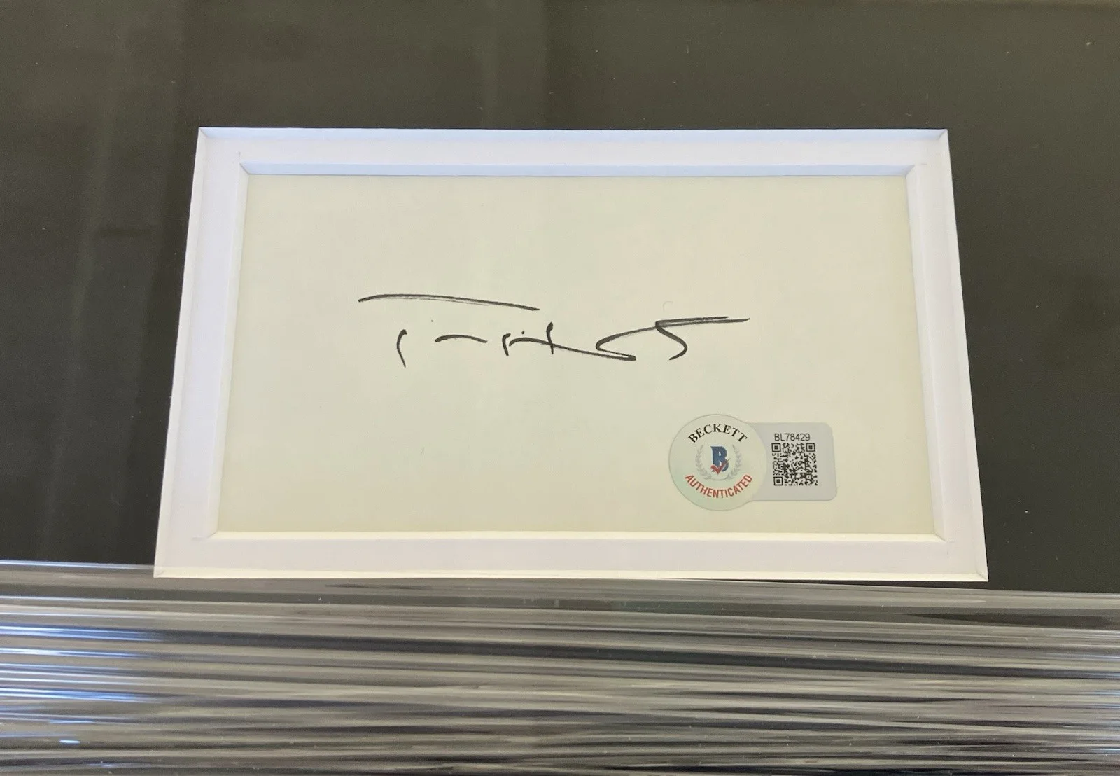 Tom Hanks & Robert Loggia Signed 14x16 Framed "BIG" Display Auto Beckett BAS COA, image 5