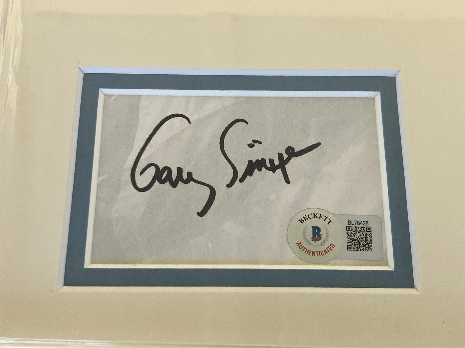 Tom Hanks & Gary Sinese Signed 14x16 Framed Display Auto, Forrest Gump, BAS COA, image 4