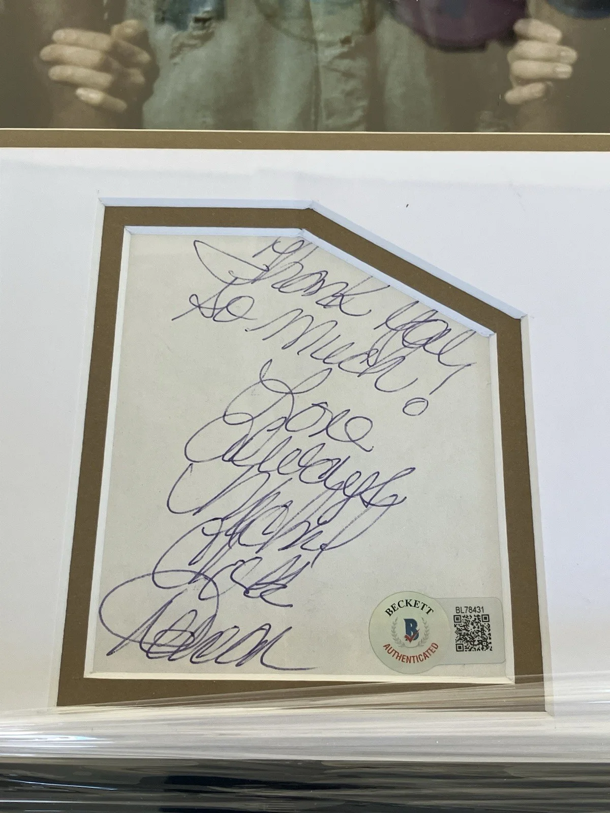 Michael Clarke Duncan Signed 12x18 Framed Display Auto, The Green Mile, BAS COA, image 4