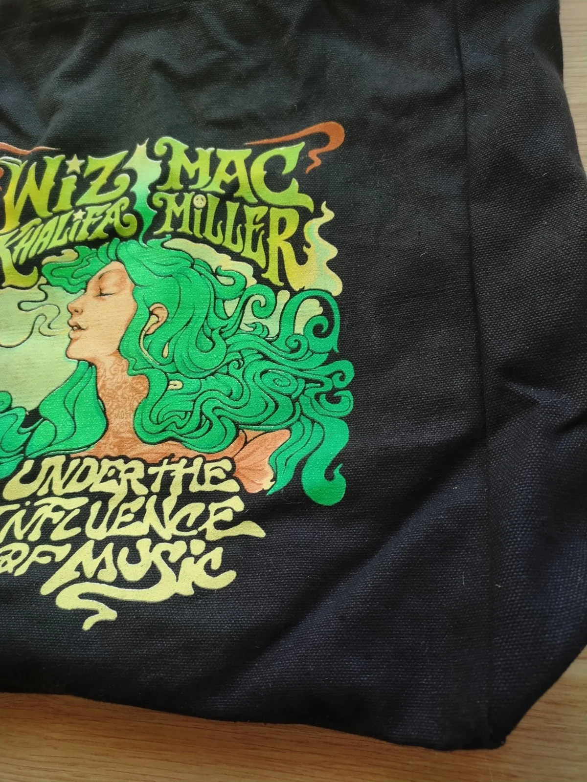 Mac Miller 2014 Under The Influence of Music Tour Tote Bag, Wiz Khalifa RARE!!!, изображение 3