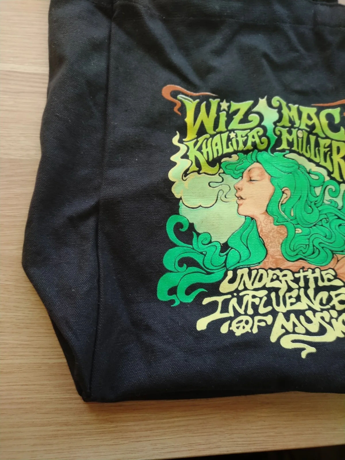 Mac Miller 2014 Under The Influence of Music Tour Tote Bag, Wiz Khalifa RARE!!!, изображение 4