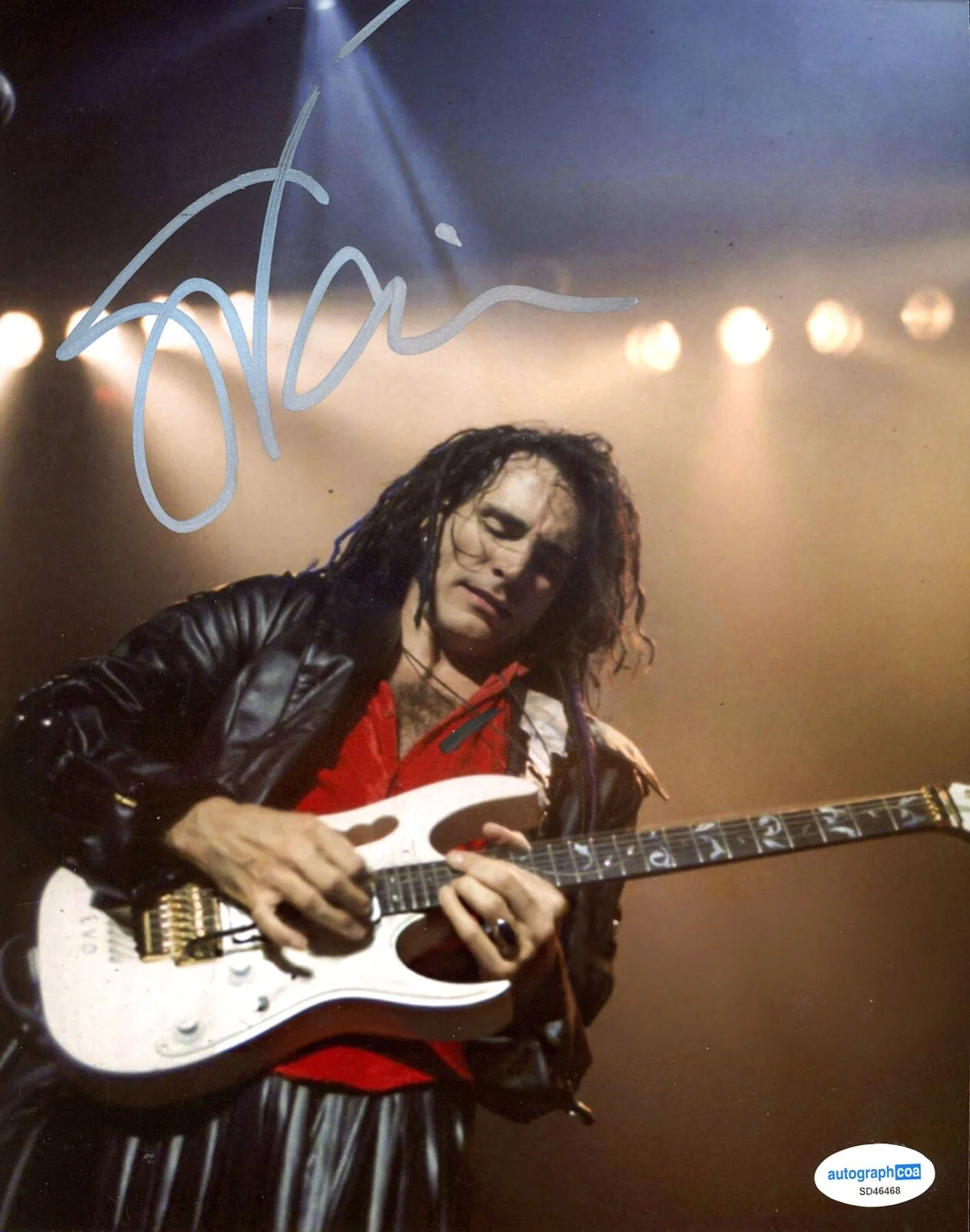 Steve Vai — Steve Vai signed Autographed 8x10 Photo EXACT PROOF g GUITARIST Legend ACOA COA, изображение 5