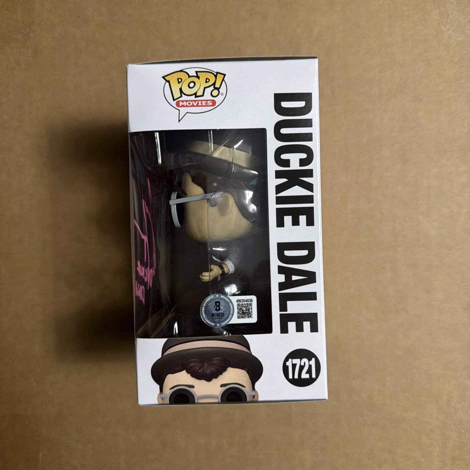 Jon Cryer — Jon Cryer Signed/Autographed Funko Pop! Duckie Dale Pretty In Pink. Beckett Wit, image 2