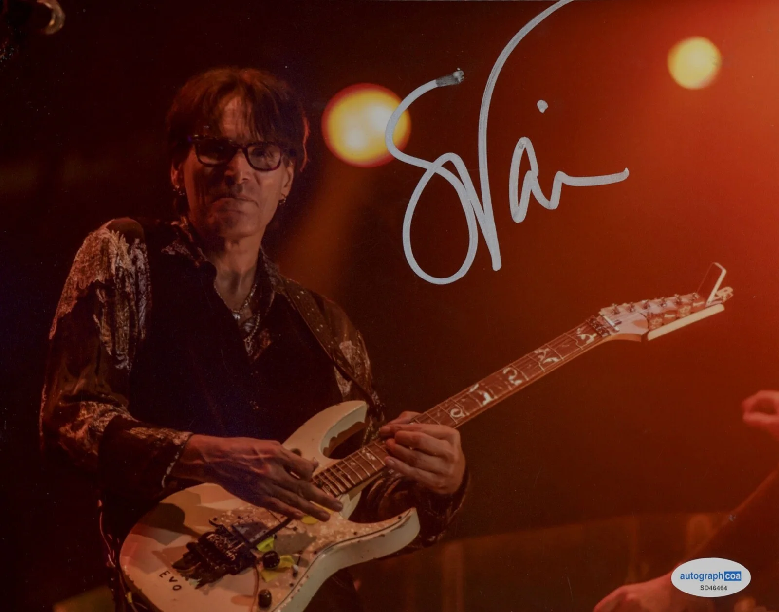 Steve Vai — Steve Vai signed Autographed 8x10 Photo EXACT PROOF c GUITARIST Legend ACOA COA, изображение 4