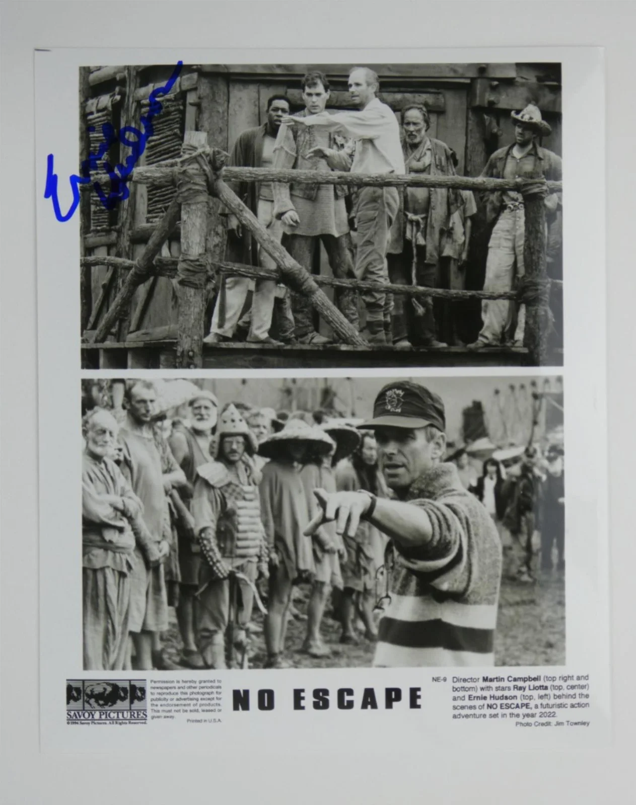 Ernie Hudson — Ernie Hudson Signed B&W 8x10 Promo Photo No Escape Autographed