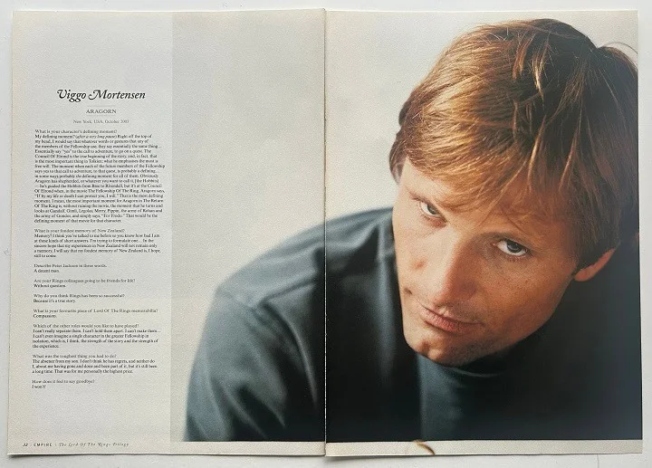 VIGGO MORTENSEN - 2004 Full page UK magazine poster, image 2