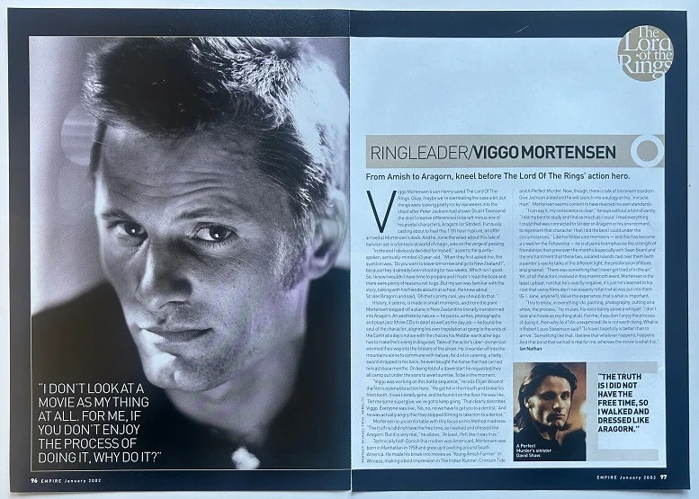 VIGGO MORTENSEN - 2002 Full page UK magazine poster, image 2