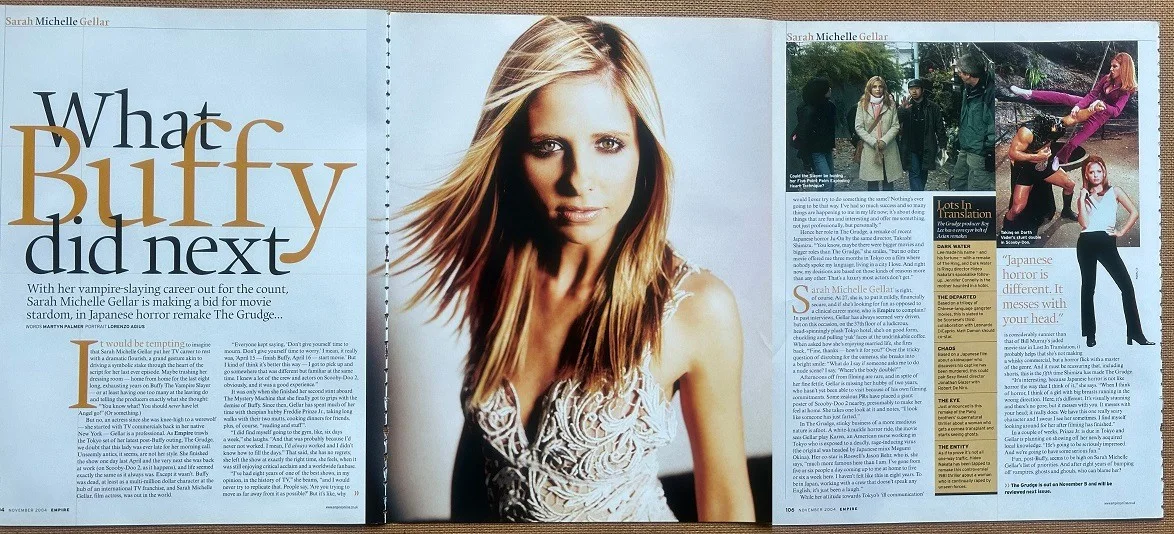 SARAH MICHELLE GELLAR - 2004 Full page UK magazine poster BUFFY, изображение 2