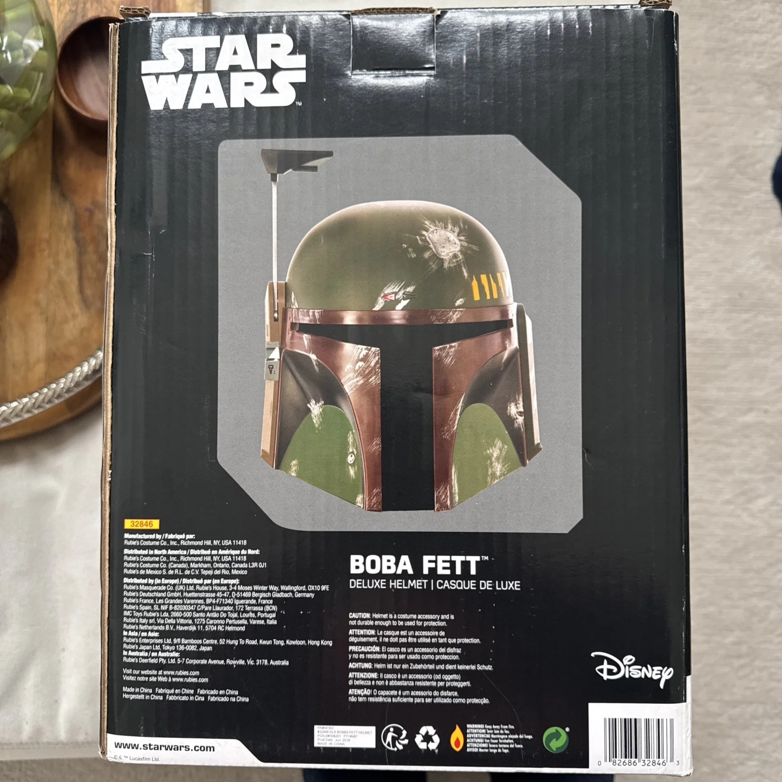 Jeremy Bulloch — JEREMY BULLOCH Signed BOBA FETT Full Size HELMET Star Wars Inscription JSA Cert, изображение 4