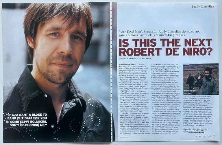 PADDY CONSIDINE - 2004 Full page UK magazine poster, image 2