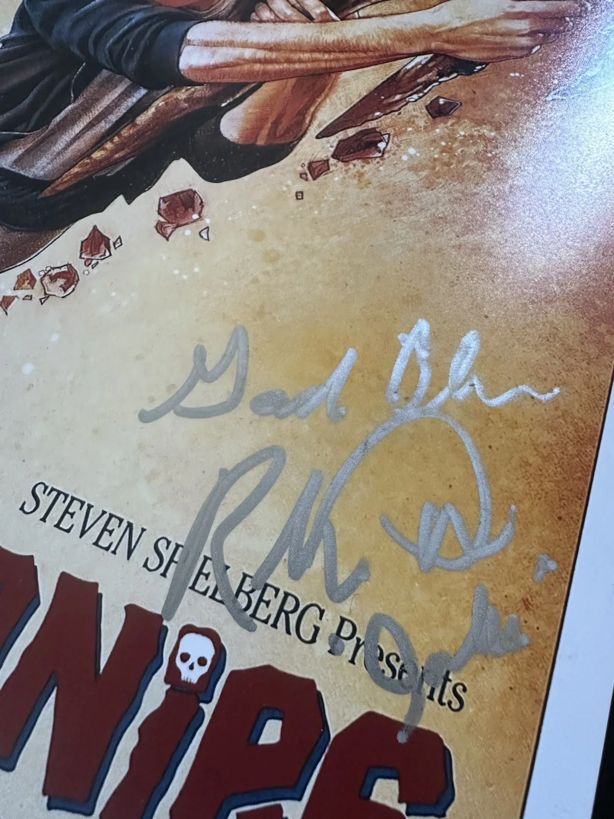 SEAN ASTIN & ROBERT DAVI SIGNED THE GOONIES 12X18 POSTER JSA COA, изображение 3