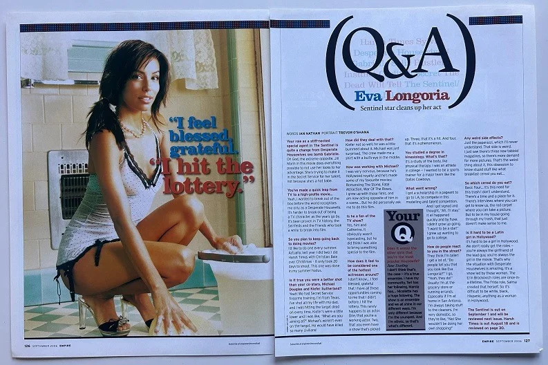 EVA LONGORIA - 2006 full page UK magazine poster, image 2