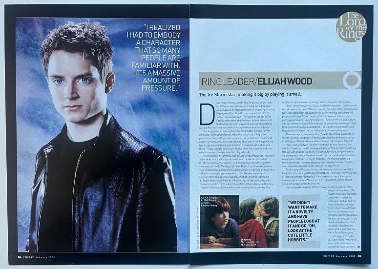 ELIJAH WOOD - 2002 Full page UK magazine poster, image 2