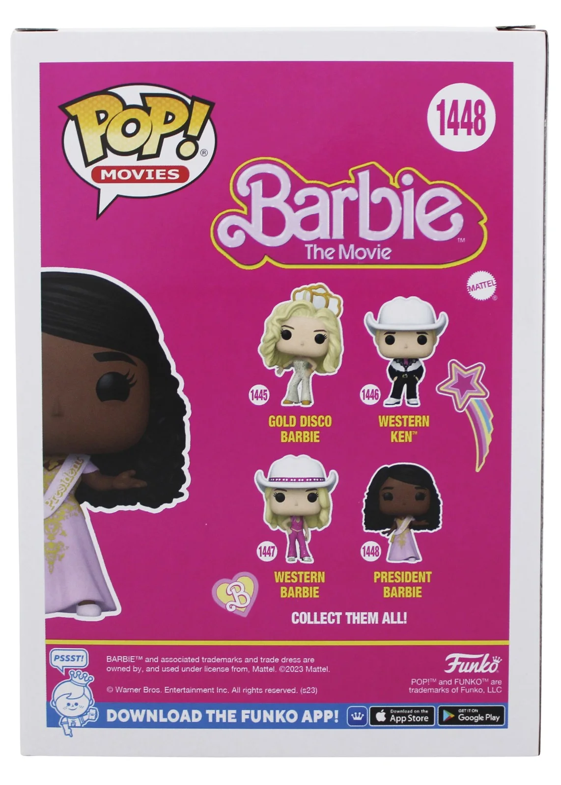 Issa Rae — Issa Rae Signed President Barbie #1448 Funko Pop Vinyl Figure JSA #CE80382, image 4
