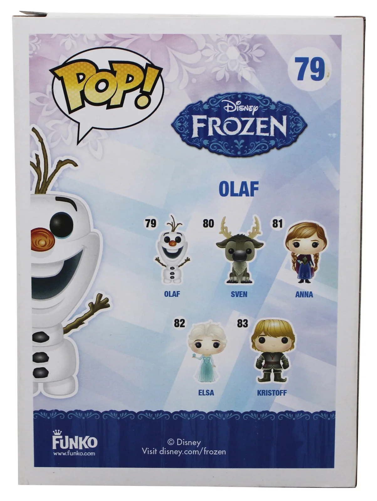 Chris Williams — Chris Williams Frozen Signed Olaf #79 Funko Pop Vinyl Figure BAS #BU60494, image 4