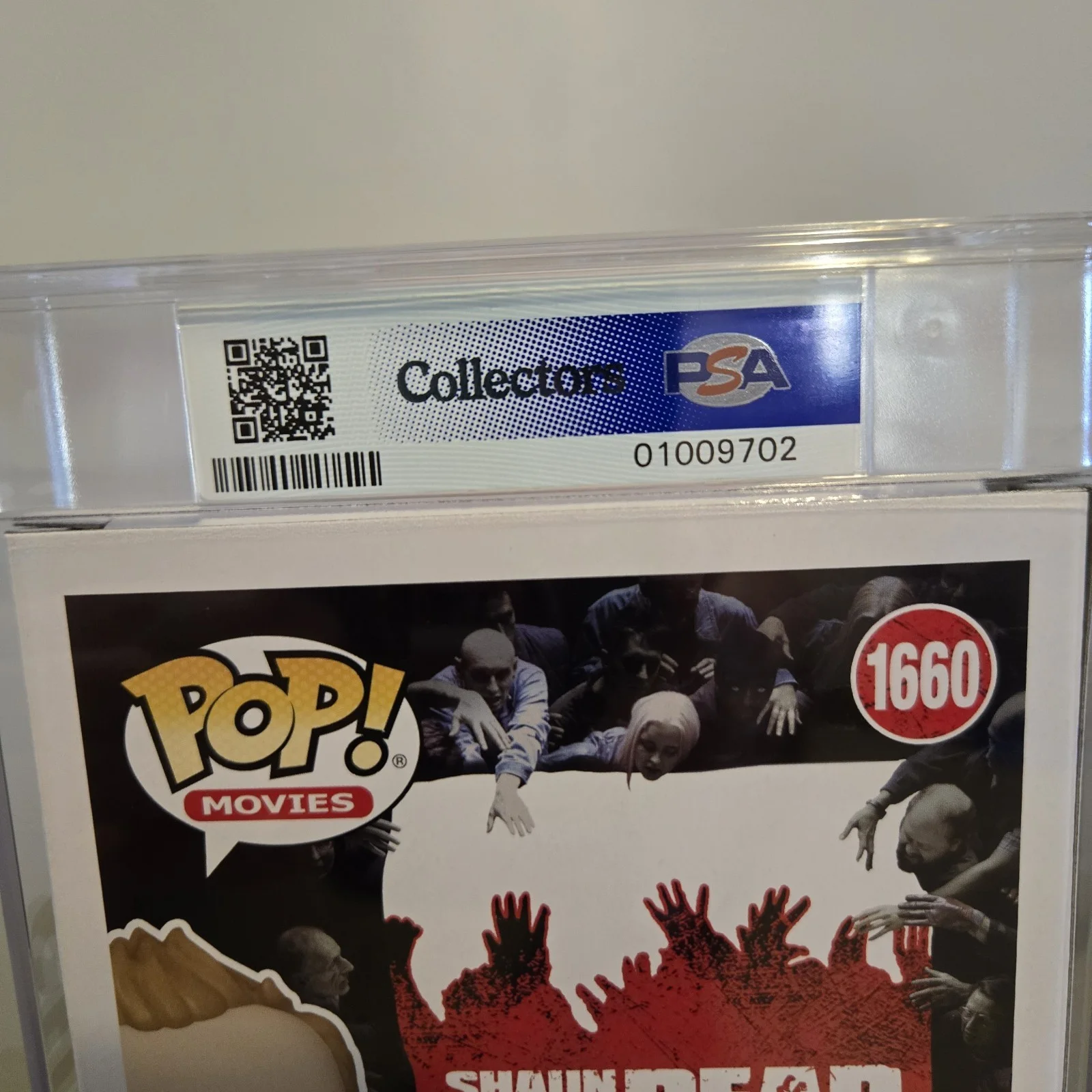 Simon Pegg — PSA Graded Encapsulated Simon Pegg Signed Shaun Of The Dead Funko Exclusive 1660, изображение 5