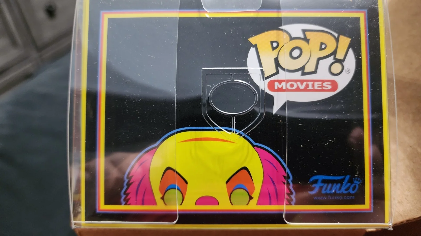 Tim Curry — Tim Curry Autographed GLOW Funko Pop IT Pennywise #55 COA, image 5